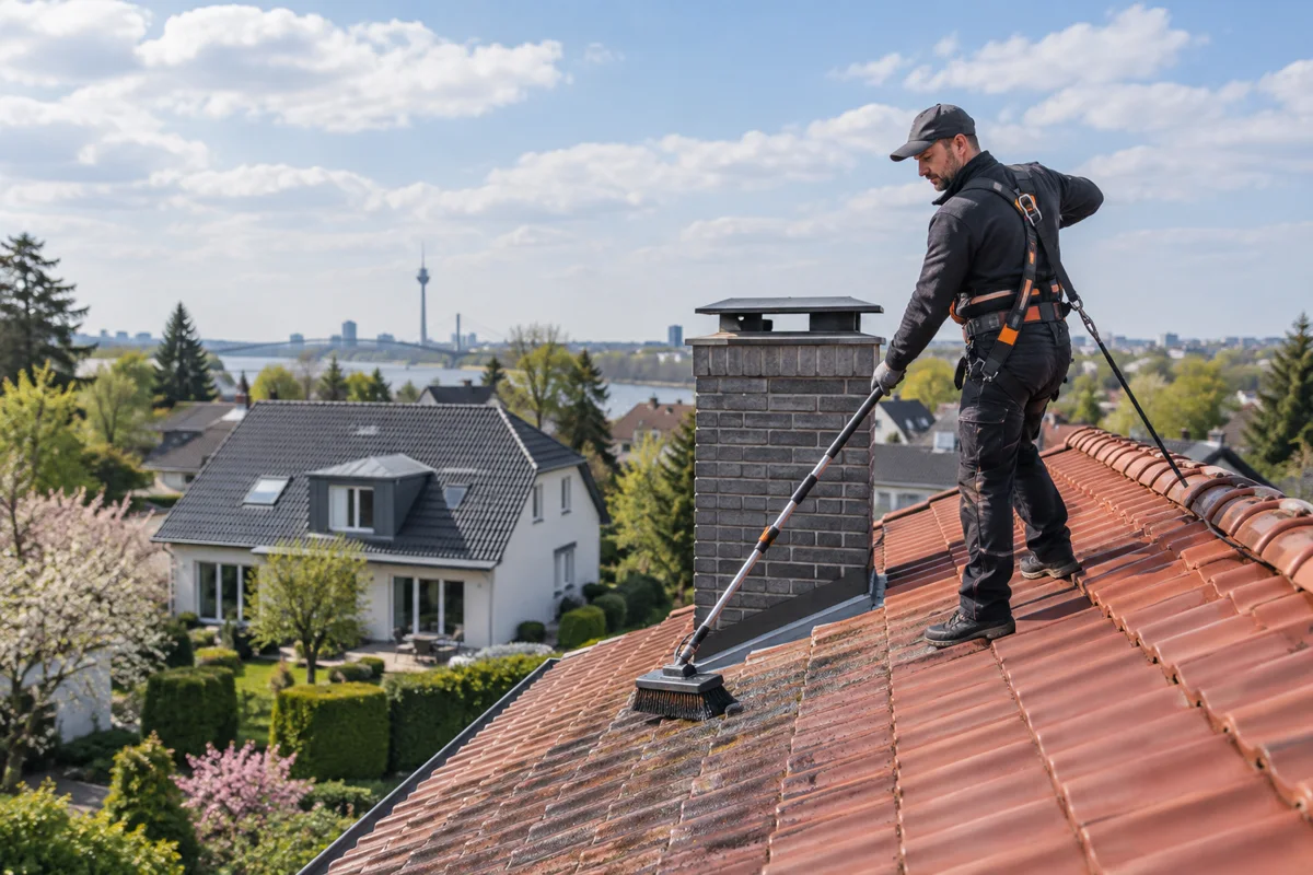 Professionelle Dachreinigung in Düsseldorf