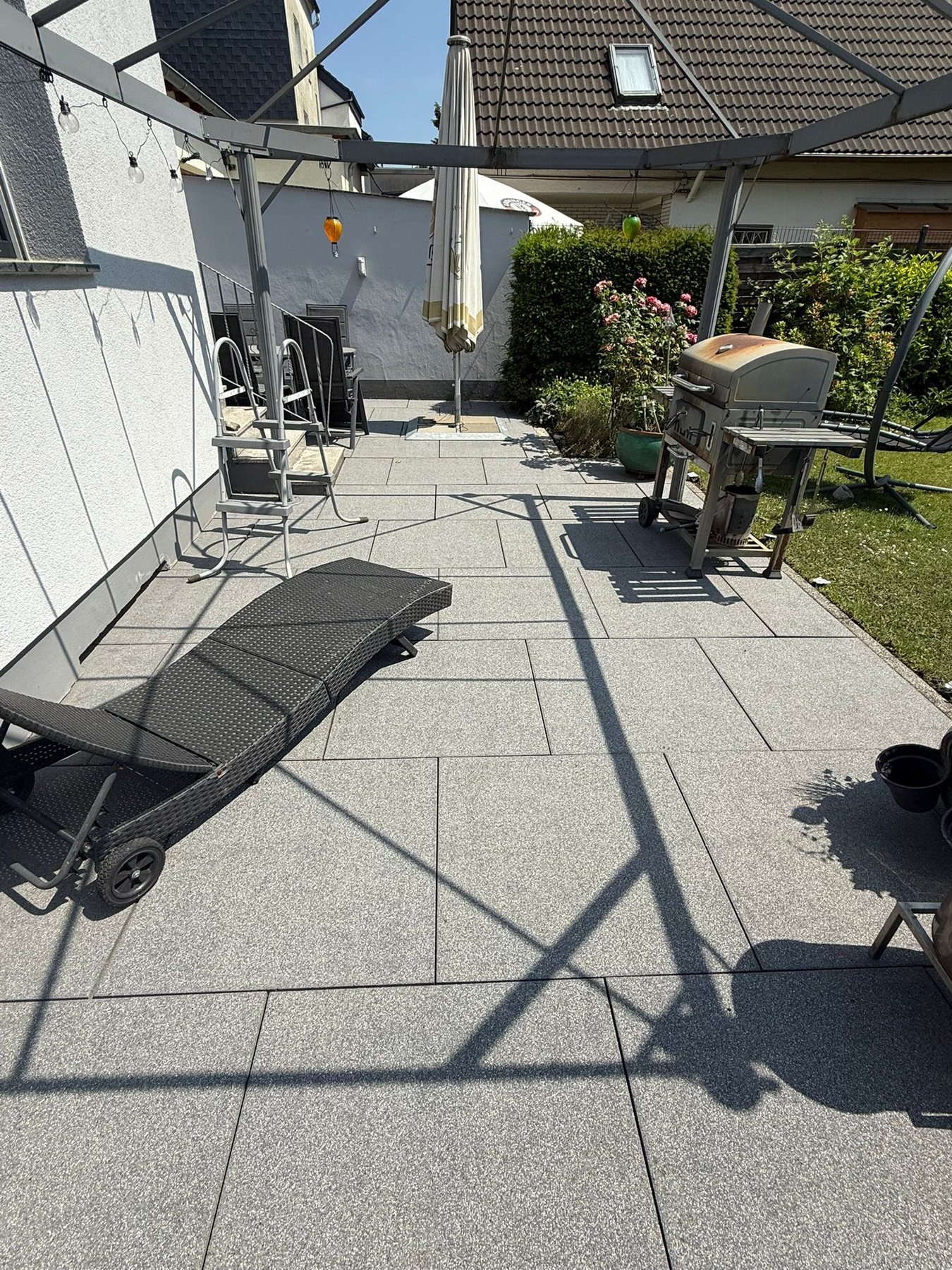 Terrassenreinigung Vorher Nachher